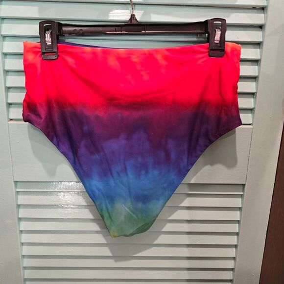 Rainbow Tie-Dye Bikini Set - Picture 5 of 7